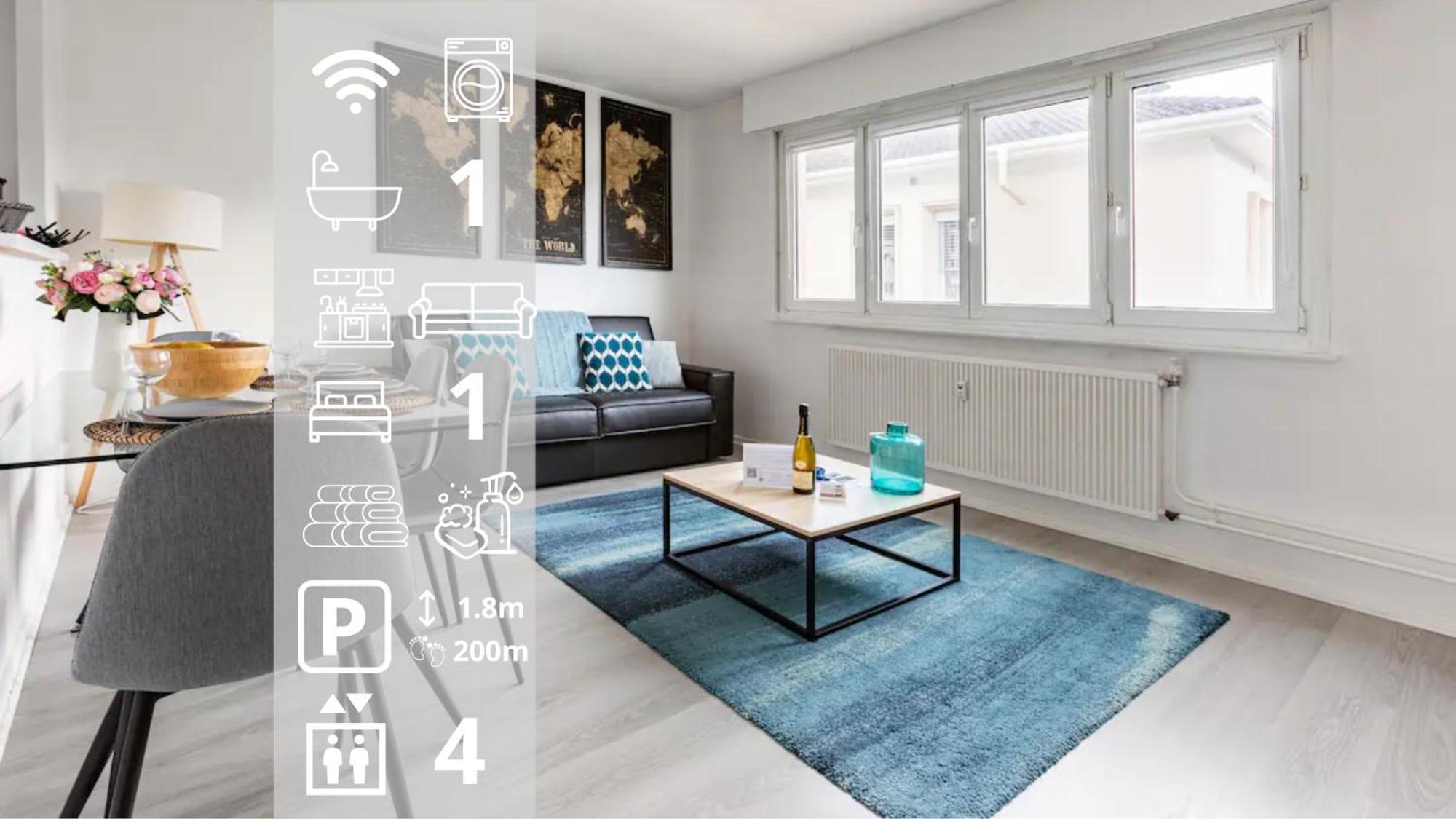 L'Etoile Du Nord - 1 Parking Gratuit Apartment Colmar Luaran gambar